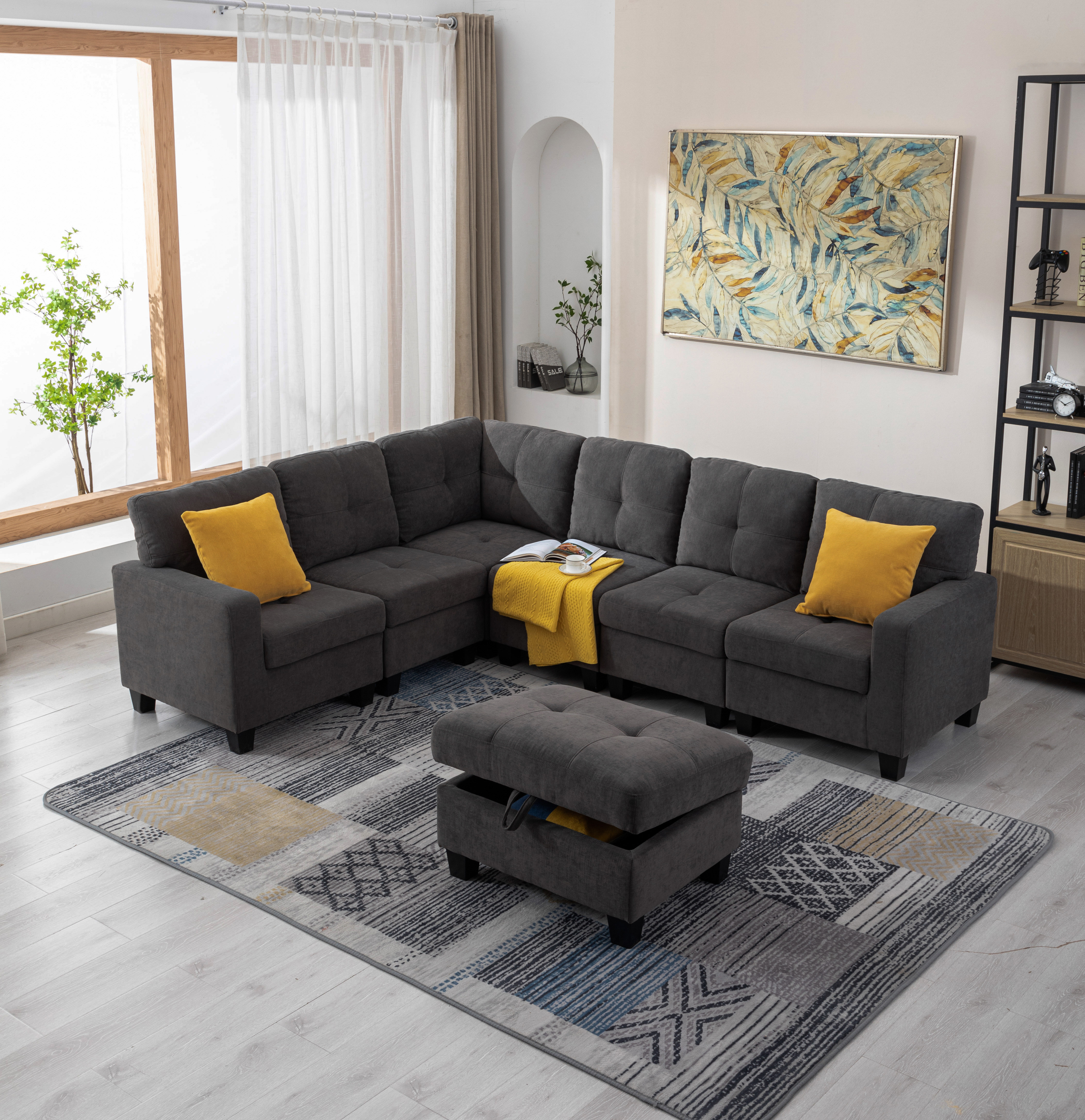 Gray sectional couches for sale discount